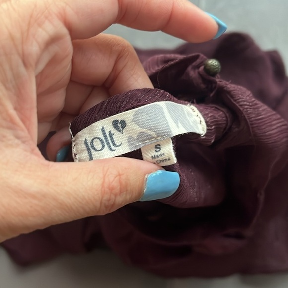 “Jolt- Purple Blouse size small” - Picture 6 of 8